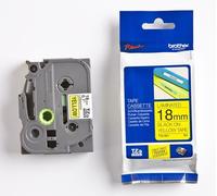 Brother TZe-641 P Touch Label Tape - 18mm Black on Yellow Laminated Tape TZ-641
