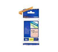 Brother TZe-B31 Labelling Tape Cassette, Black on Fluorescent Orange, 12 mm (W) x 5 m (L), Laminated, Brother Genuine Supplies