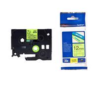 Brother TZe-C31 Black On Fluorescent Yellow 12mm Laminated PTouch Labelling Tape
