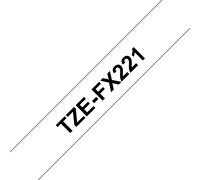 Brother TZE-FX221 DirectLabel black on white Laminat 9mm x 8m for Brot