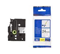 Brother TZe-FX251 Black on White 24mm Flexi ID P-Touch Labelling Tape