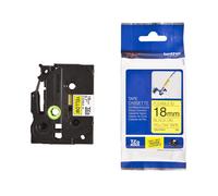 Brother TZe-FX641 Black on Yellow 18mm Flexi ID P-Touch Labelling Tape