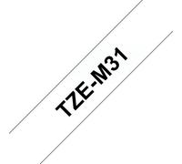 Brother TZe-M31 label-making tape Black on transparent