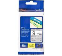 Brother P-touch TZe-M921 (9mm x 4m) Black On Silver Metallic Laminated