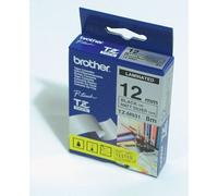 Brother TZE-M931 12mm Matt Black on Silver Tape