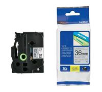 Brother TZe-M961 Black on Silver Metallic 36mm Matt Laminated P-Touch Label Tape