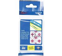 Brother TZe Labelling Tape 12mm x 4m Black on Red Gingham TZEMPRG31