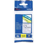 Brother TZe-MQF31 Original P-Touch Label Tape (12mm x 4m) Black on Purple