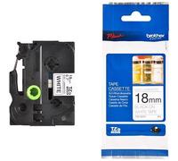 Original Brother P-Touch TZN241 18mm Tape - Black on White