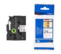 Brother TZe-N251 Black on White 24mm Non-Laminated P-Touch Labelling Tape