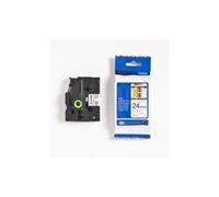 Brother TZe-N251 Labelling Tape Cassette, Black on White, 24mm (W) x 8M (L), Non-Laminated, Brother Genuine Supplies, Packaging May Vary