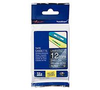 Brother TZe-PR935 Labelling Tape Cassette, Black on Premium Silver, 12 mm (W) x 8 m (L), Laminated, Brother Genuine Supplies