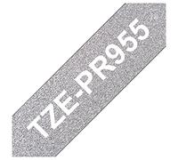 Brother 24.8 mm x 8 m, White On Premium Silver