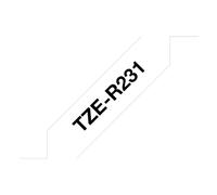 Brother TZE-R231 Black on white TZe Black Thermal transfer Brother PT-1000 GL-10
