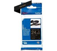Brother TZe-R354 Labelling Tape Cassette, Gold on Black, 24mm (W) x 4M (L), Ribb