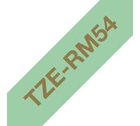Brother TZE-RM54 label-making tape Gold on mint colour