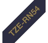 Brother Supplies Brother TZe-Rn54 - Satin - gold on navy blue - Roll (2.4 cm x 4
