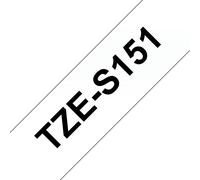 Brother TZE-S151 DirectLabel black on Transparent extra strong 24mm x