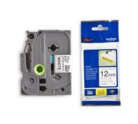 Brother TZe-S231 Black on White 12mm Strong Adhesive Laminated PTouch Label Tape