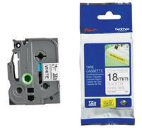 Brother TZe-S241 Black On White Strong Adhesive Laminated 18mm PTouch Label Tape