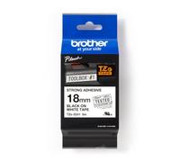 Brother TZe-S241 - Extra strength adhesive - black on white - Roll (1.8 cm x 8 m) 1 cassette(s) laminated tape - for Brother PT-D600, P-Touch PT-1880, D450, D800, E550, E800, P900, P950, P-Touch EDGE PT-P750