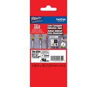 Brother TZES251 TZe Extra-Strength Adhesive Laminated Labeling Tape 1w Black on White