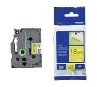 Brother TZe-S641 Black on Yellow 18mm Strong Adhesive P-Touch Label Tape