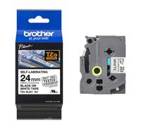 Brother TZe-SL251 BlackOnWhite 24mm Adhesive Self-Laminating P-Touch Label Tape