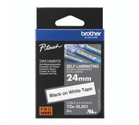 Brother Tze Slf-Lam Tpe 24MM BLK/WHT