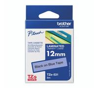 Brother Tze Tpe 12MMX8M BLK/Blue Tpe