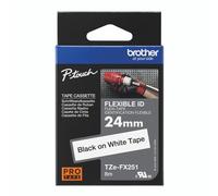 Brother Tze Tpe 24MMX8M BLK/WHT