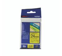 Brother Tze Tpe 24MMX8M BLK/Ylw Tpe