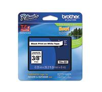 Original Brother P-Touch TZE221 9mm Gloss Tape - Black on White