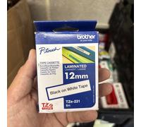 Brother TZE-231 label-making tape Black on white