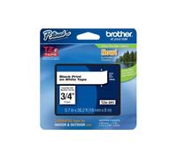 Brother TZE241 TZe Standard Adhesive Laminated Labeling Tape 3/4w Black on White