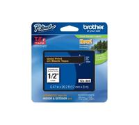Brother TZE334 TZe Standard Adhesive Laminated Labeling Tape 1/2w Gold on Black