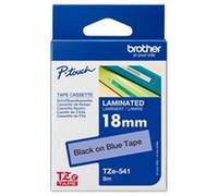 BROTHER TZE541 18MM BLACK ON BLUE TAPE