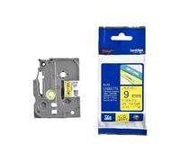 Original Brother P-Touch TZE621 9mm Gloss Tape - Black on Yellow