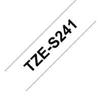 Brother TZE-S241 label-making tape Black on white TZ