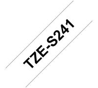Brother TZE-S241 label-making tape Black on white TZ