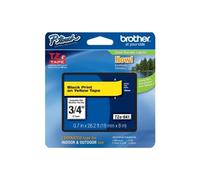 Brother TZES641 TZe Extra-Strength Adhesive Laminated Labeling Tape 3/4w Black on Yellow