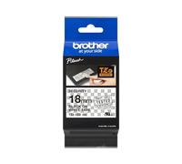 Brother TZe-SE4 Black on White 18mm Security Laminated P-Touch Label Tape