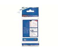 Brother TZE-FA4 label-making tape Blue on white