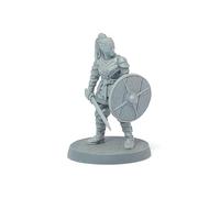 Brother Vinni Shield Maiden Wargame Miniature SAGA 28 mm, Resin