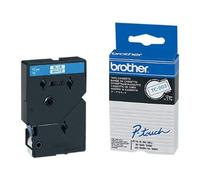Brother - White, blue - Roll (1.2cm x 7.7m) 1 pcs. printer tape - for P-Touch PT