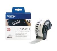 Brother White Continuous Film Tape Black on white 1 pc(s) DK Black White Direct thermal China