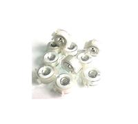 BROTHER PRE-WOUND WHITE EMBROIDERY BOBBIN THREAD 11.5mm x 10 BOBBINS - 60 Weight