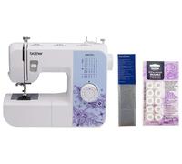 Brother XM2701 Sewing Machine, Lightweight Sewing Machine with 27 Stitches, 10 Pieces Pre-Rolled Horns and Water Soluble Stabilizer Roller Included