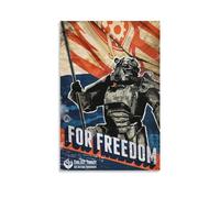 Brotherhood of Steel Gamer Propaganda Fallout Gaming Posters Posters For Room Aesthetic Canvas Bathroom Art Wall Decor Photo Prints 16x24inch(40x60cm)
