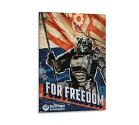 Brotherhood of Steel Gamer Propaganda Fallout Gaming Posters Posters For Room Aesthetic Canvas Bathroom Art Wall Decor Photo Prints 12x18inch(30x45cm)